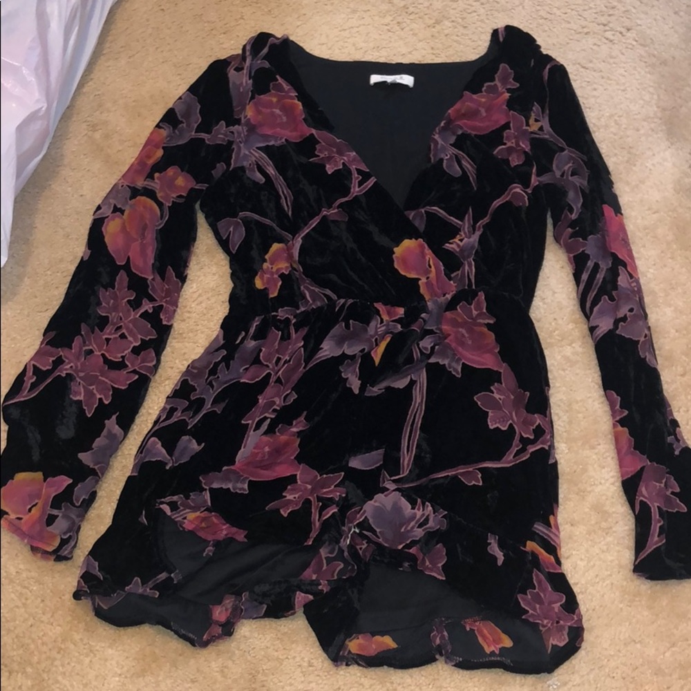 Velvet romper